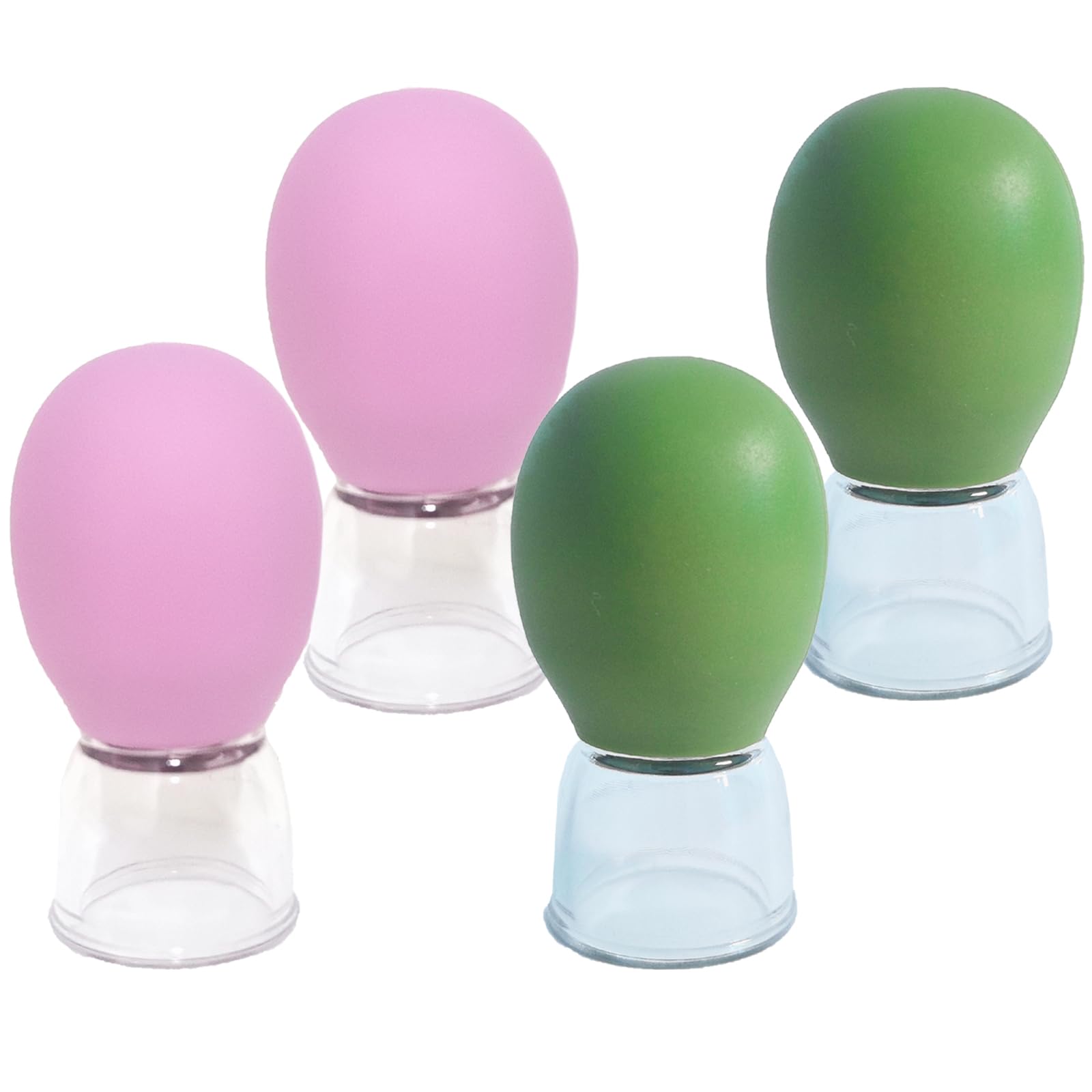 4 Pieces Nipplesuckers Mix Color Silicone Nipple Corrector for Flat Inverted Nipples for Breastfeeding Mother or Women Vacuum Cup