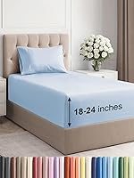 Vista 342 de Extra Deep Pocket Split King Sheets - 5 Piece Breathable & Cooling Bed Sheets - Hotel Luxury Bed Sheet Set - Soft, Wrinkle Free & Comfy - Easily