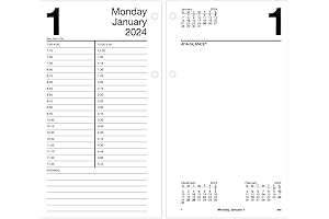2024 Daily Planner Refill by At-A-Glance E717-50
