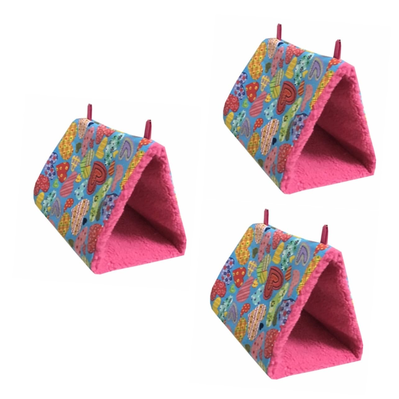 BESPORTBLE 3 Uds Cama De Escalada para Loro Hamaca Cálida para Pájaros Cama para Loros Cama para Pájaros Hamaca para Pájaros Cama Invierno Cálido Pájaro Cabaña para Pájaros Hamaca para