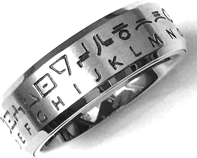 Star Wars Huttese Translator Ring Silver Size 08 Amazon.co.uk Clothing