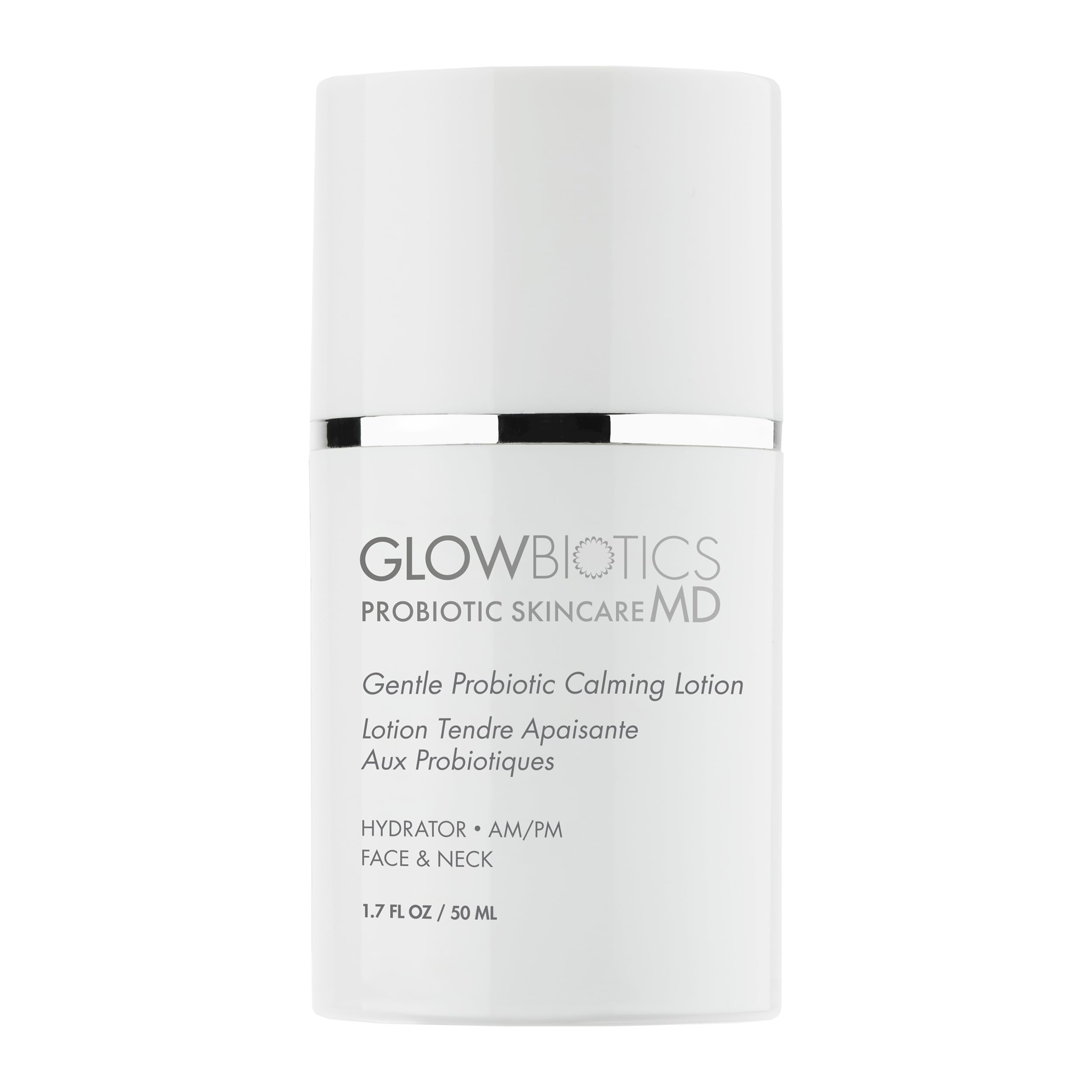 Glowbiotics Probiotic Calming Lotion - Barrier Repair & Firming Face Moisturizer - 1.7 oz - Weightless Peptide Cream for Sensitive & Redness-Prone Skin