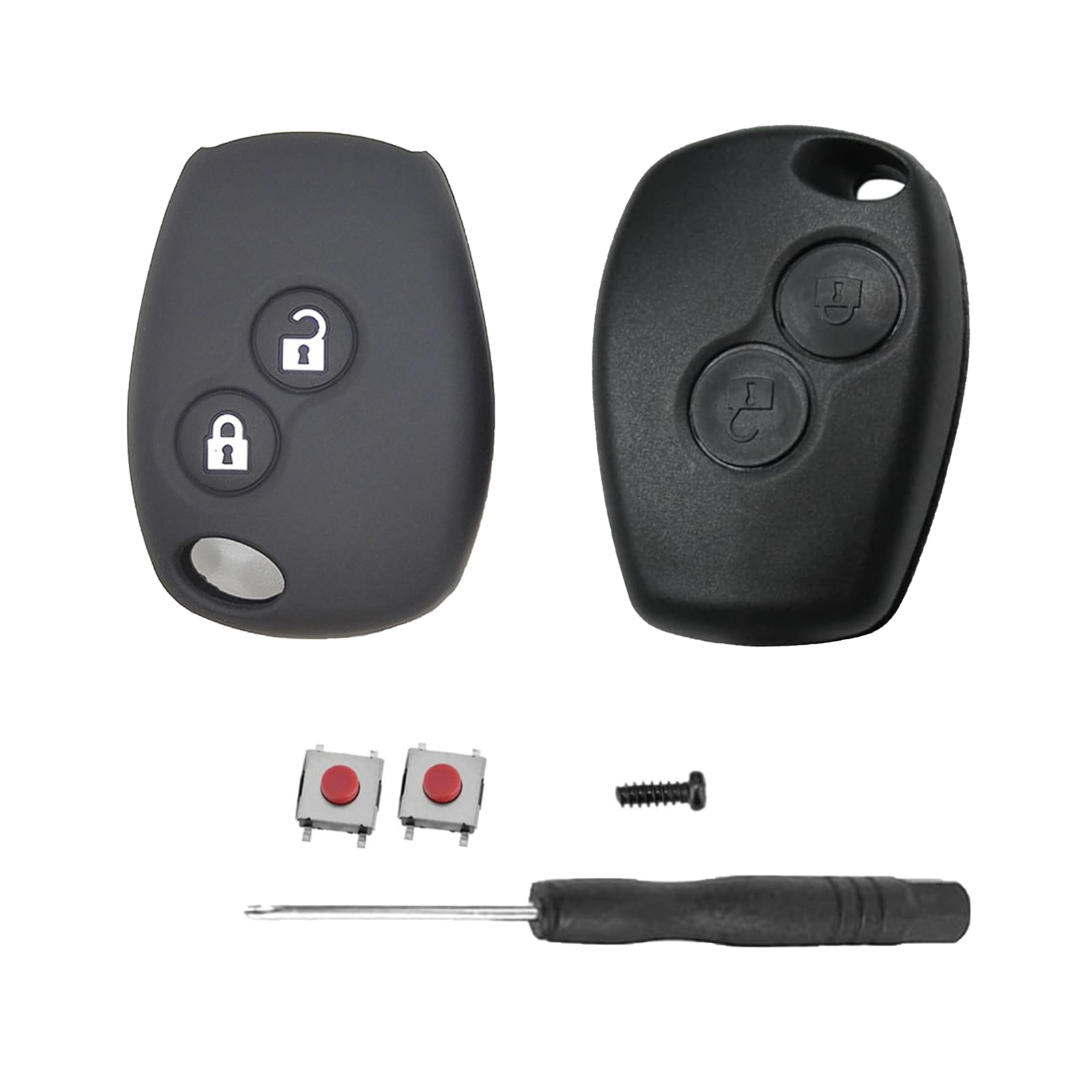 Guscio Chiave Di Ricambio Per NISSAN 2 Pulsanti – Telecomando Smart Keyless Entry PG5003, Custodia Esterna Vuota Con Lama