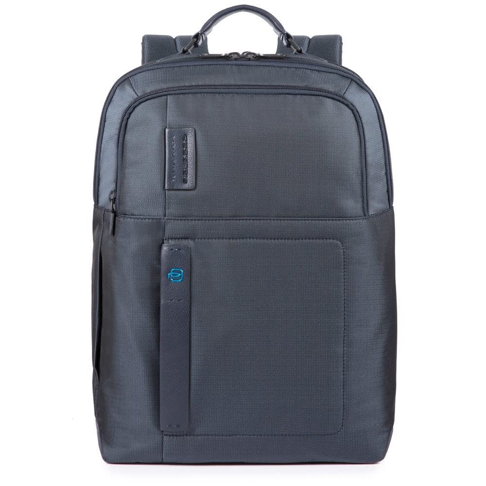 PIQUADRO P16 Zaino in pelle e tessuto Unisex - Adulto (Pacco da 1)