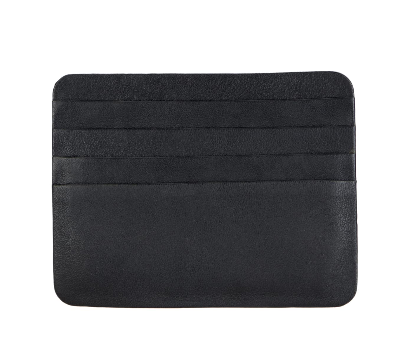 adamis Genuine Leather Slim Wallet with 4 Slots for Credit Card Debit Card Money Holder Wallet for Men and Women (11 x 8.5 cm, Black)-picture-17