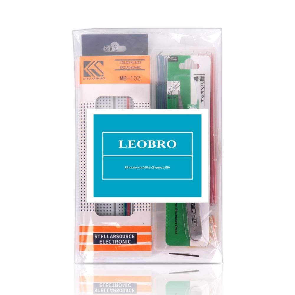 Amazon | LEOBRO ブレッドボード ジャンパーワイヤキット 830