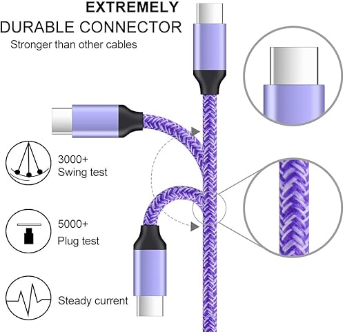 Miniatura 3 de Cargador rápido tipo C USB de pared con bloque de enchufe C, cable de carga rápida para Google Pixel 7 Pro 7 6 Pro 6 6a, Moto G Power G Stylus,