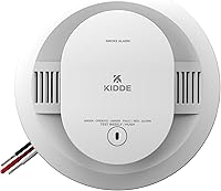 Kidde 20SAR Hardwired Smoke Detector with AA Battery Backup, Interconnectable, LED Alerts, UL 217 Certified