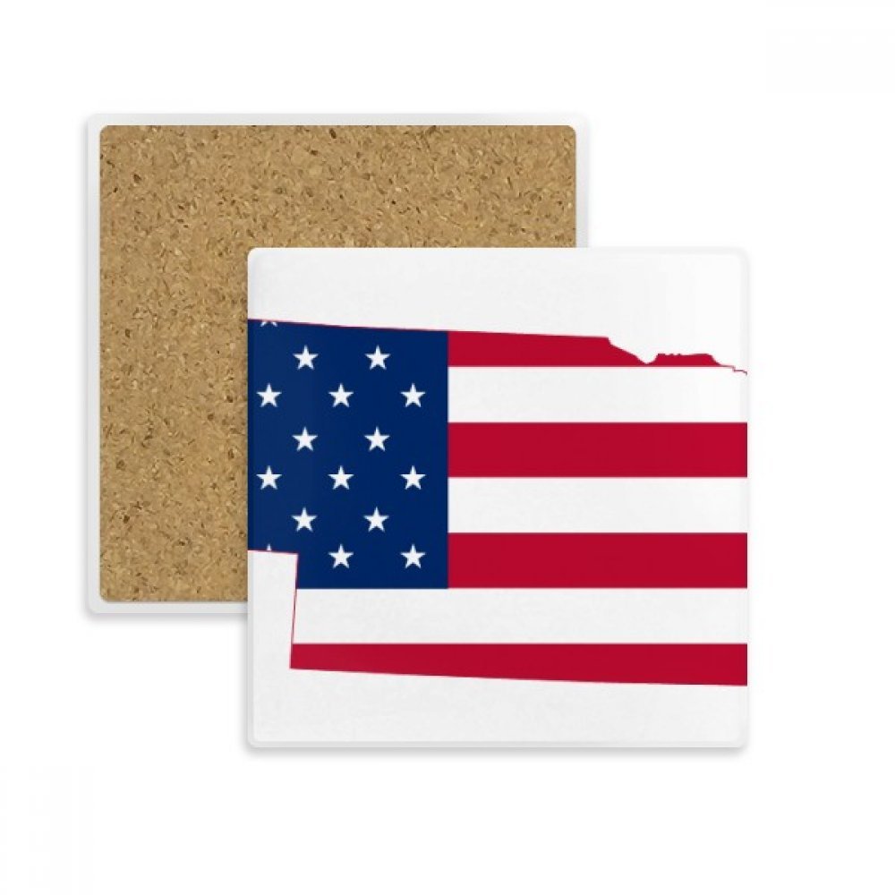 Coaster Nebraska drapeau USA parfait pour vos apéritifs et cafés