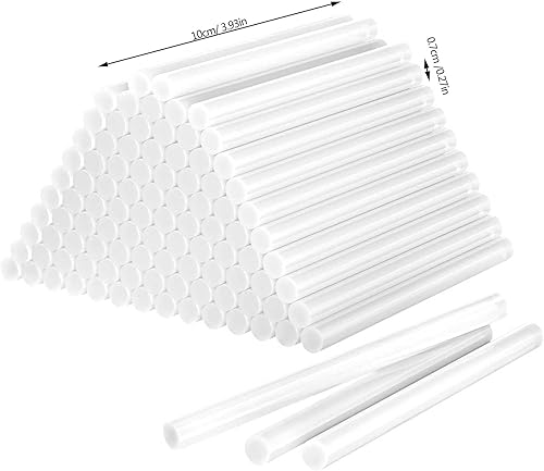 Miniatura 6 de Colla A Caldo - Tiras de goma caliente transparentes de 0.276 pulgadas (0.276 in), pegamento caliente para herramientas de pegamento caliente,