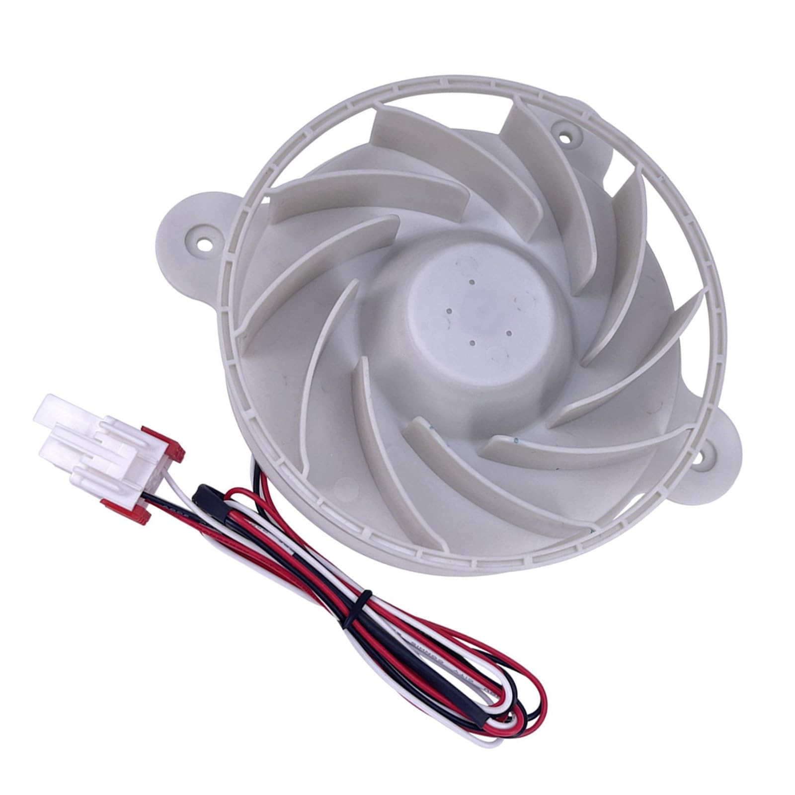 Oxxggkao 12035GE 12M Refrigerator Cooling Fan Motor ABS Housing Metal Center for Various Brand Fridge Replacement Unit Quiet Fridge Fan Motor