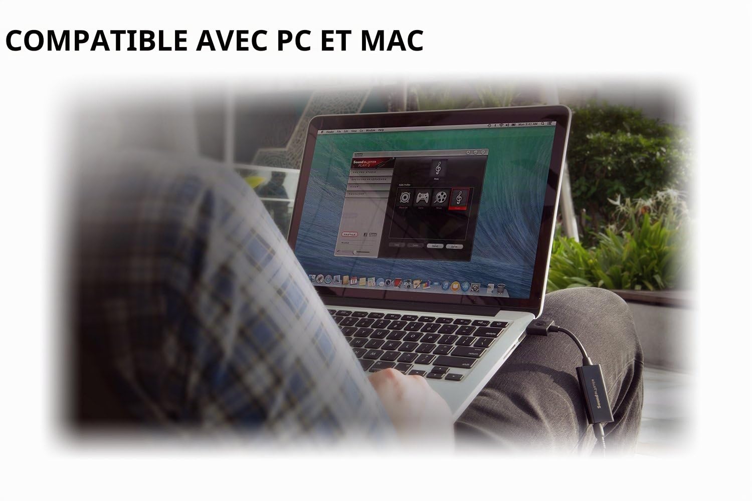 Creative Labs Sound Blaster Play! 3 Adaptateur de Son USB Externe pour Windows et Mac Plug and Play (Aucun Pilote requis) Mise à Niveau vers la Lecture 24 Bits 96 kHz