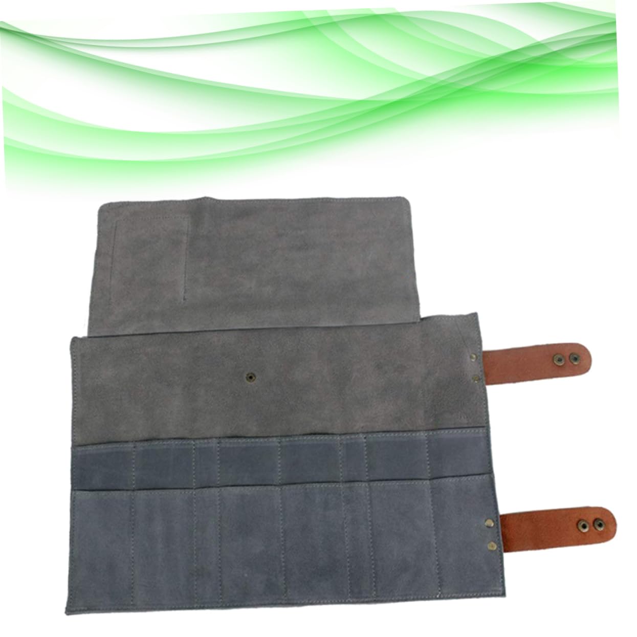 Professionelle Friseurtasche aus Leder mit 12 Fächern Praktische Styling Werkzeugtasche für Friseur Scheren und Haar Werkzeugtasche für Einsatz im Beauty Salon