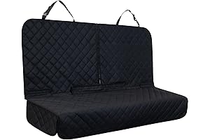 The Ultimate Protection for Your Furry Pal: All-Black Bench Car Seat Cover Protector