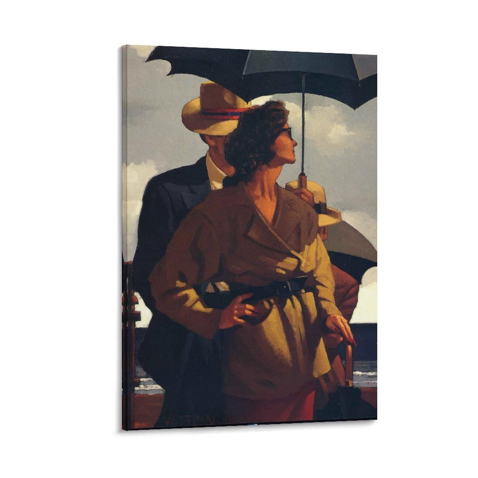 Right Time Right Place by jack_vettriano Wall Art Prints Poster Wall Art Poster Prints Home Decor Picture Canvas Painting Posters 12x18inch(30x45cm)