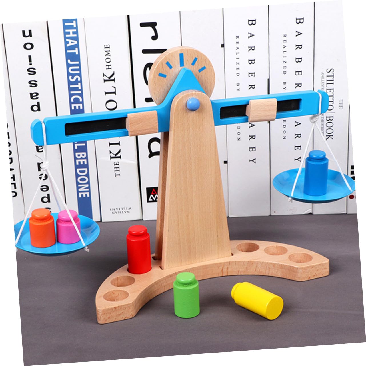 de Madera Educativa para Juguete de Cálculo Temprano con Diseño Seguro y Superficie para Desarrollar Habilidades Matemáticas y Comprensión del Equilibrio Aprendizaje