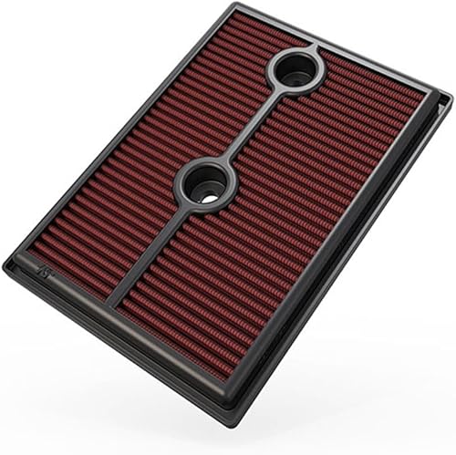 Miniatura 1 de K&N Filtro de aire de motor original de alto flujo: aumenta la potencia y la aceleración, lavable, Premium: compatible con Volkswagen/Audi 2012-2019
