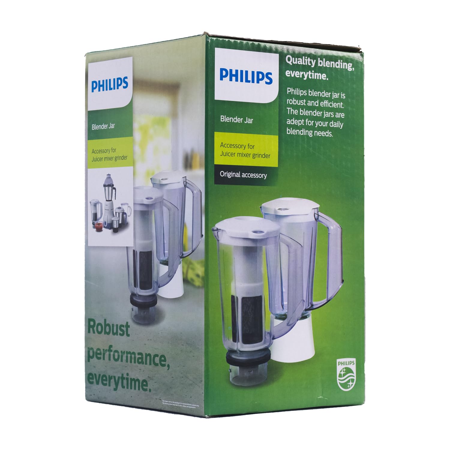PHILIPS Blender Jar Assy (Without Fruit Filter) For Model HL1631/ HL1632, Transparent — Amazon image 5