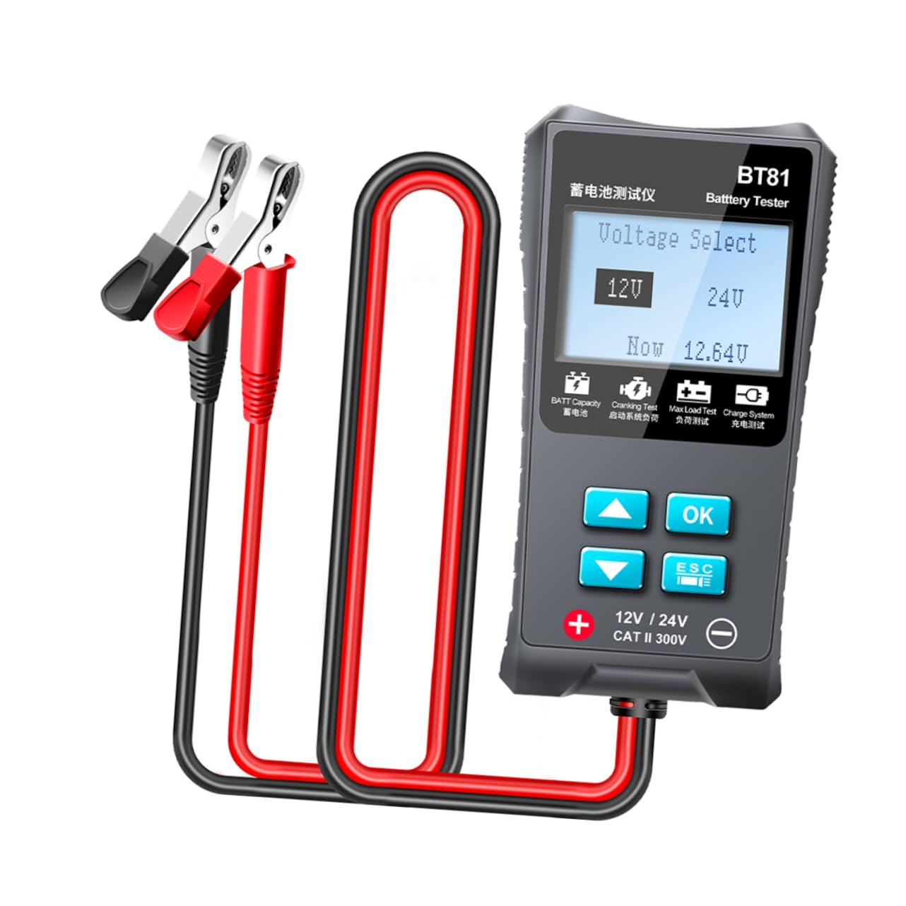 Milisten Battery Tester Battery Testers Automotive Battery Tester Automotive Tools T Tool