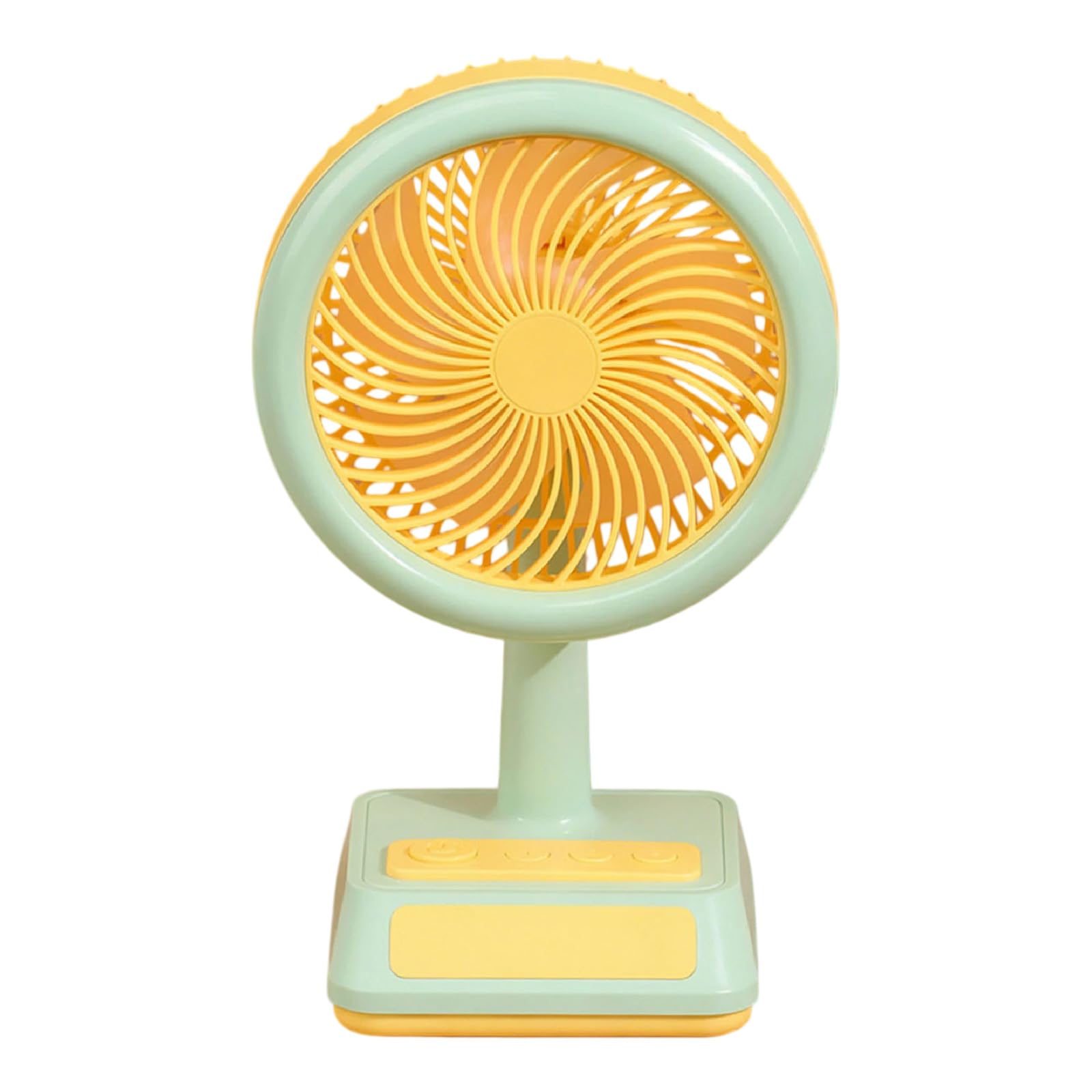 Uqezagpa Portable Low Desktop Fan Outdoor Desk Fan Desktop Adjustable 3 Speed USB Rechargeable for Bedroom USB Desk