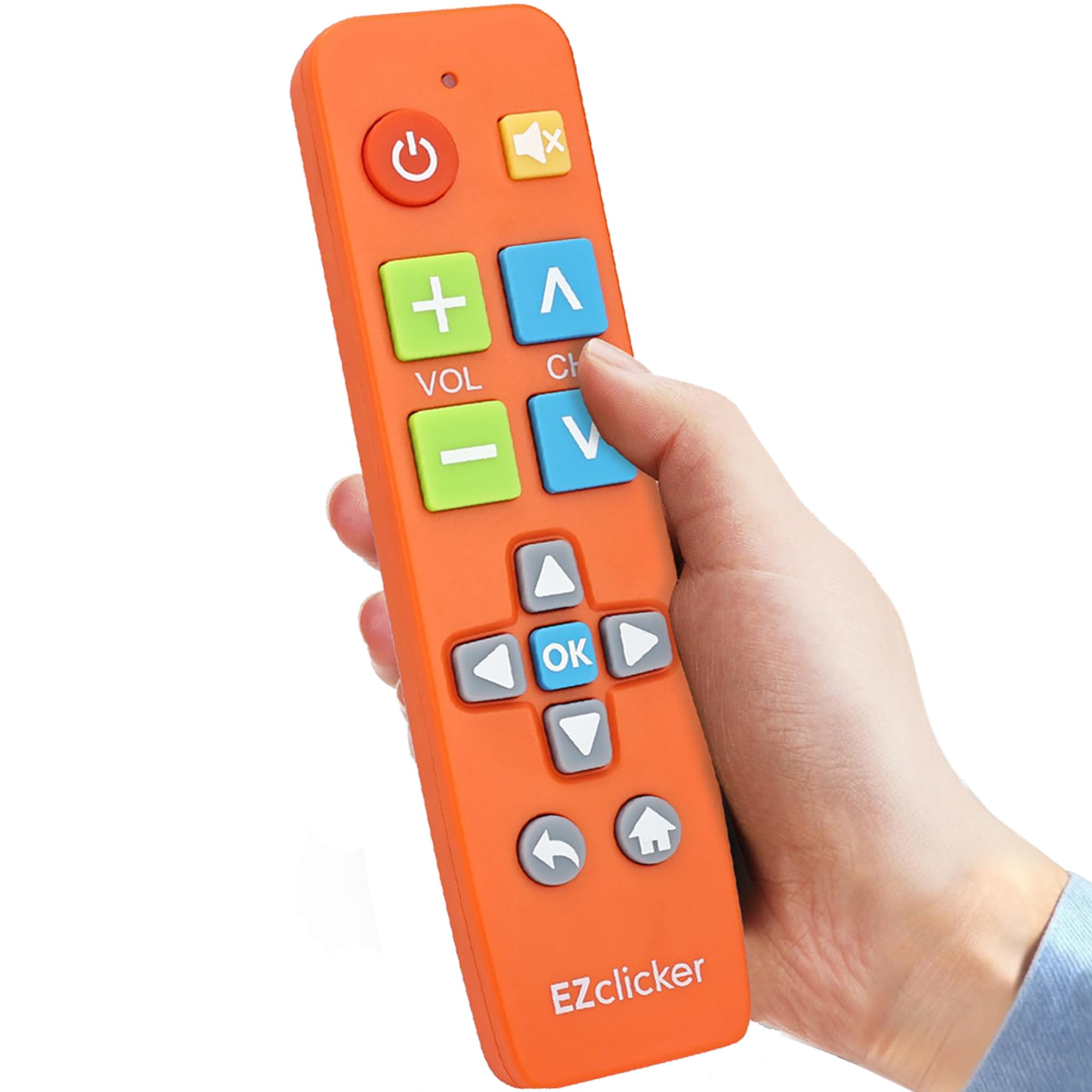 9 Big Button, User-Friendly Remote TV Controls (for Seniors and Clumsy Thumbs) 7 EZClicker Big Button Universal Remote