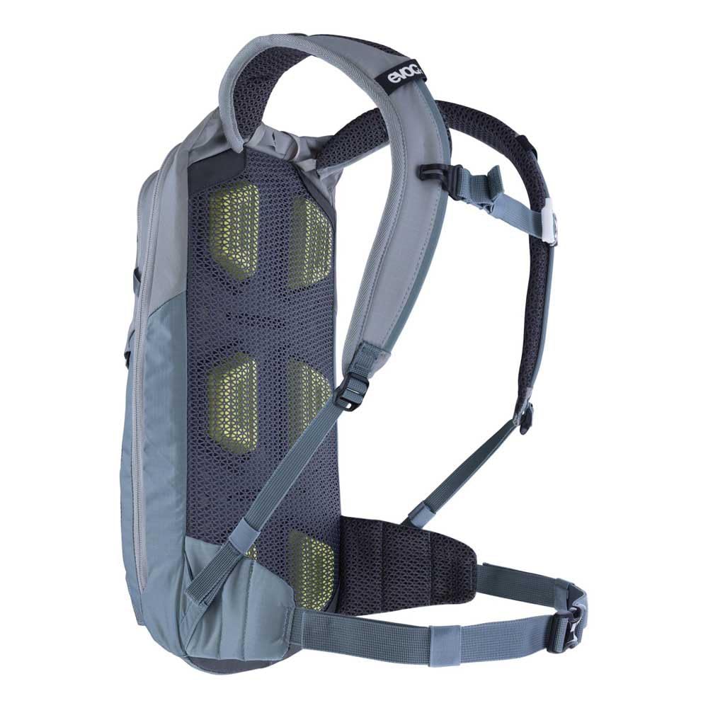 EVOC STAGE 6, Backpack (verstellbare Schultergurte durch BRACE LINK, AIR FLOW CONTACT SYSTEM, wählbar mit Trinkblase oder ohne, inkl. Werkzeugfach, One Size)