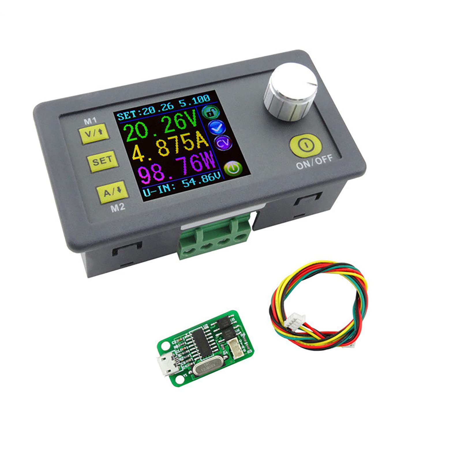 Jadeshay Regulador de Voltaje 6-55V a 0-50V Convertidor DC-DC Step-Up Boost Converter Step Down Buck Ajustable Convertidor 250W 0-5000A Fuente Alimentacion Regulable Controlador de Carga Solar 12V