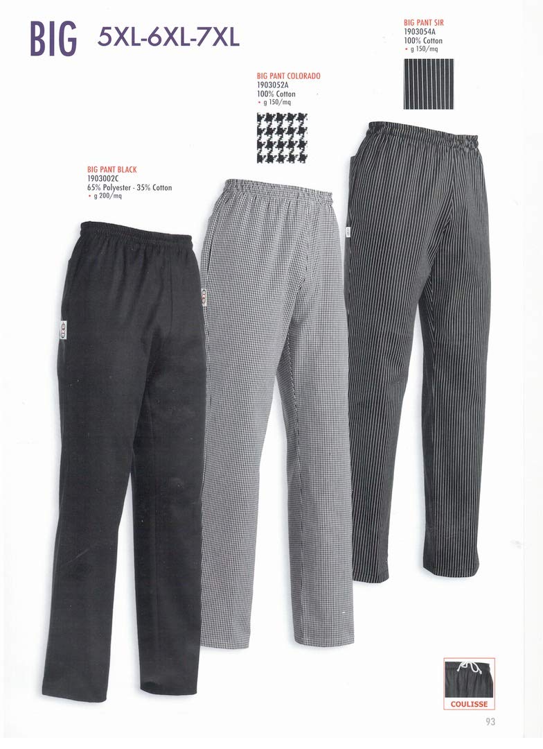 EGOCHEF Big Pants Pantaloni Extra Large