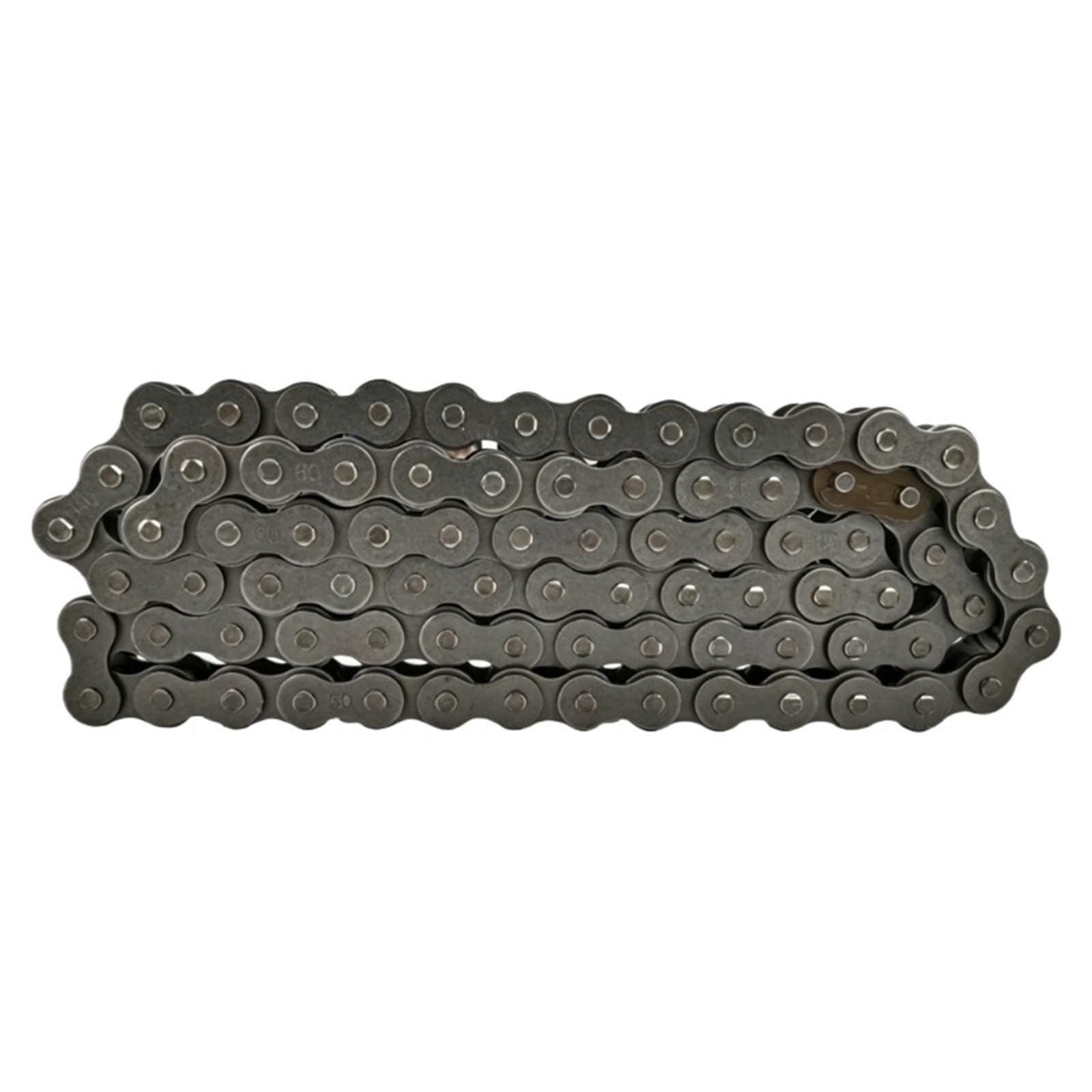 Rollenkette Aus Kohlenstoffstahl Simplex-Rollenkette 04C 05B 06B 08B 10A 12A 16A einreihige Antriebskette aus Kohlenstoffstahl for die Übertragung von Industriemaschinen(08B-1-120L-1.5m)