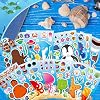24 Sheets Ocean Animal Stickers for Kids, Make a Face Sticker, Make Your Own Sea Animal Stickers for Kids Activities Supplies Crafts, Ocean Sea Party Favors #4