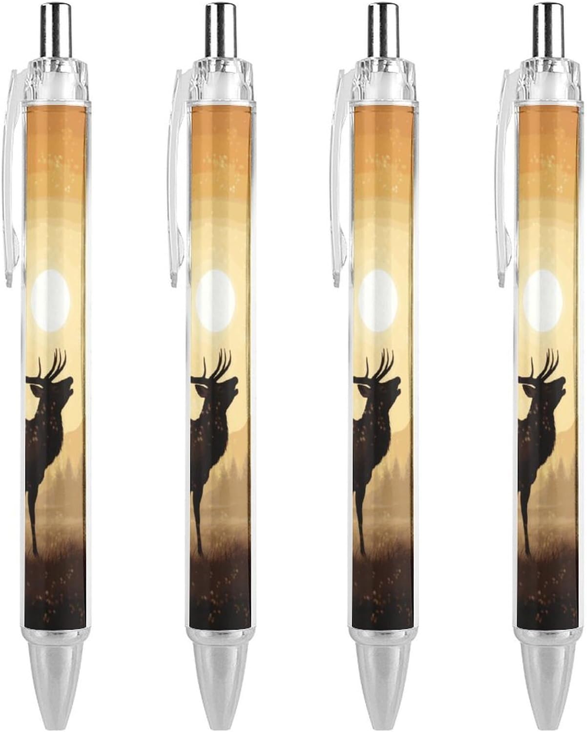 Ballpoint Pens Quick Dry Black Ink Pens Retractable Gel Pens,0.5mm
