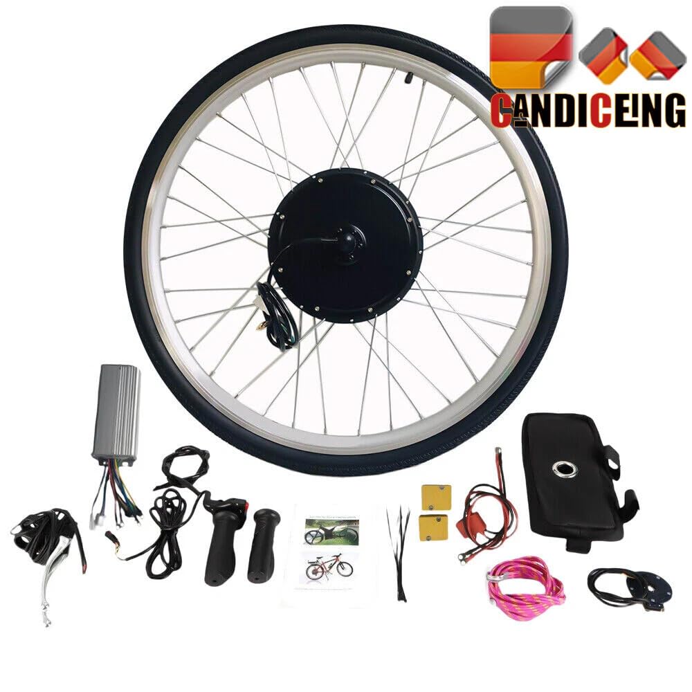 Kit de conversion de vélo électrique 500/800 W 28" pour roue arrière, moteur moyeu de conversion pour vélo électrique (800 W)