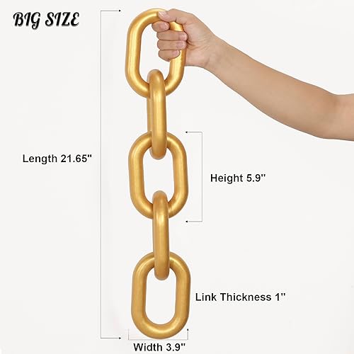 Vista 20 de HMASYO Decoración de eslabones de cadena de madera negra, cadena decorativa de madera de 5 eslabones para decoración del hogar, decoración de mesa