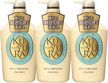 【未開封品】資生堂 KUYURA 詰め替え用 ボディソープ 400ml x3 未開封品】資生堂 KUYURA 詰め替え用 ボディソープ 400ml x3 未開封品