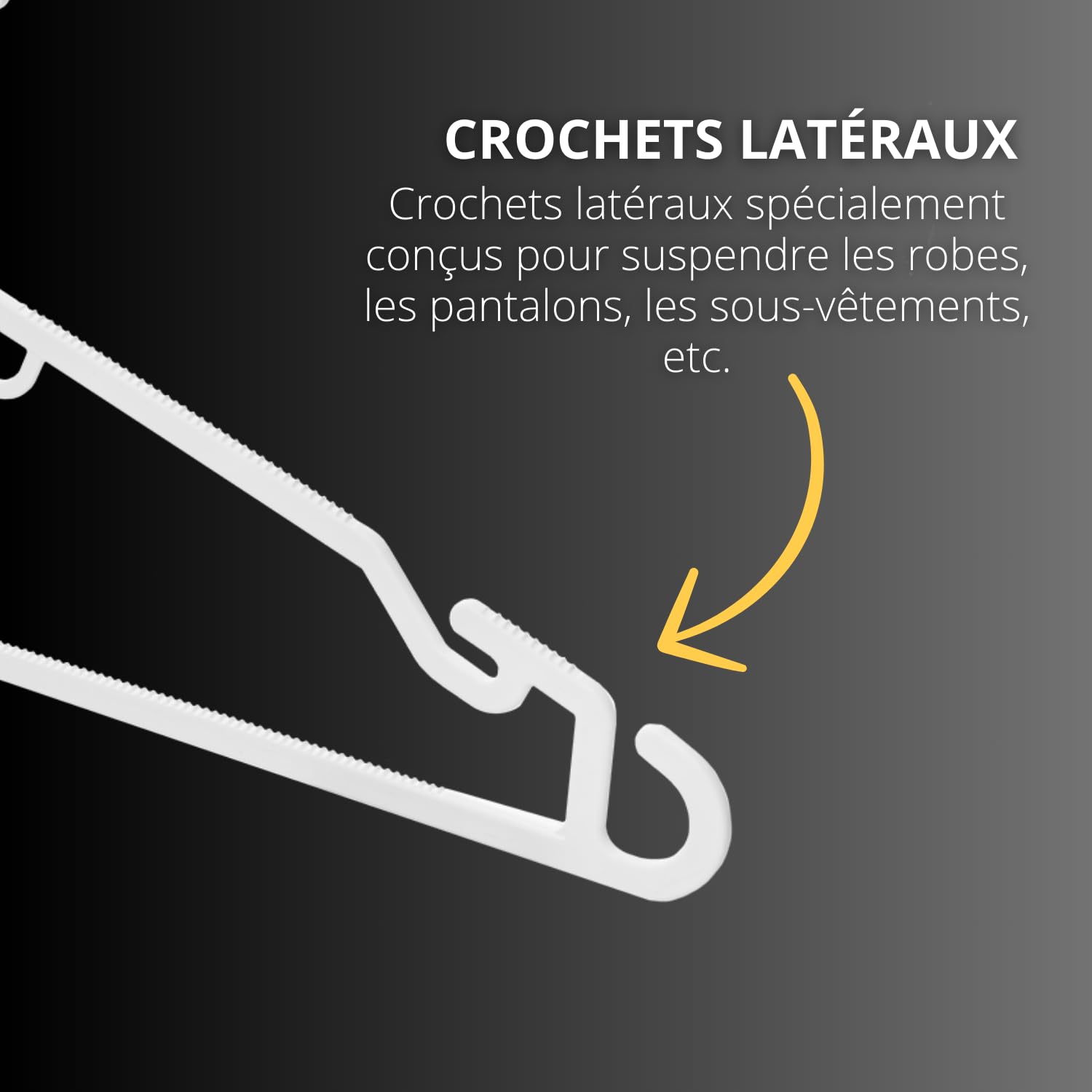 PATERE,9--Cintres En Métal Antidérapants Pour Vêtements, 10 Pièces, En