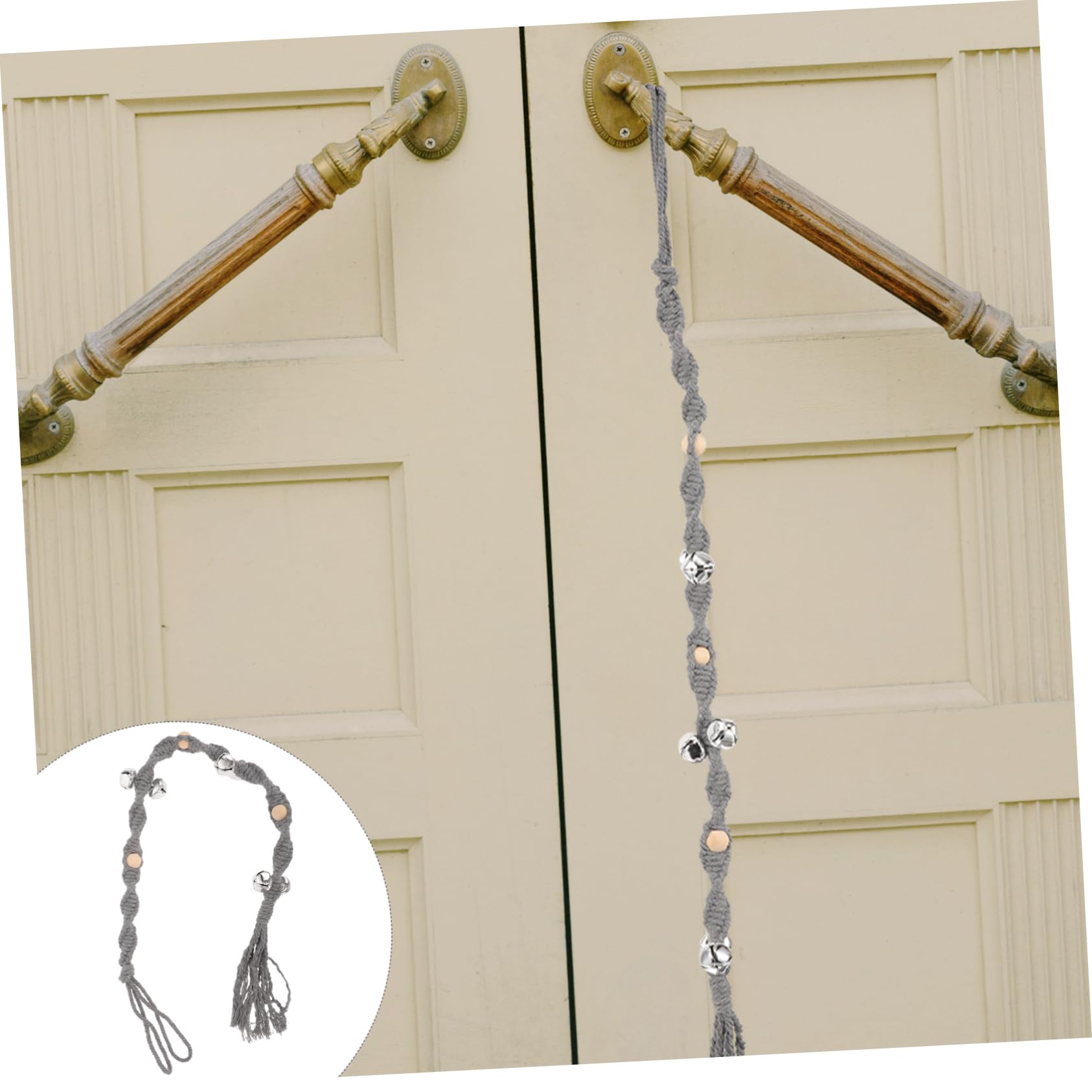 BESPORTBLE Pet Doorbell Training Dog Doorbell Dog Hanging Doorbells Bell Doggy Rope Pets Large Dog Training Bell for Medium Dogs Door Bells for Dogs Light The Bell