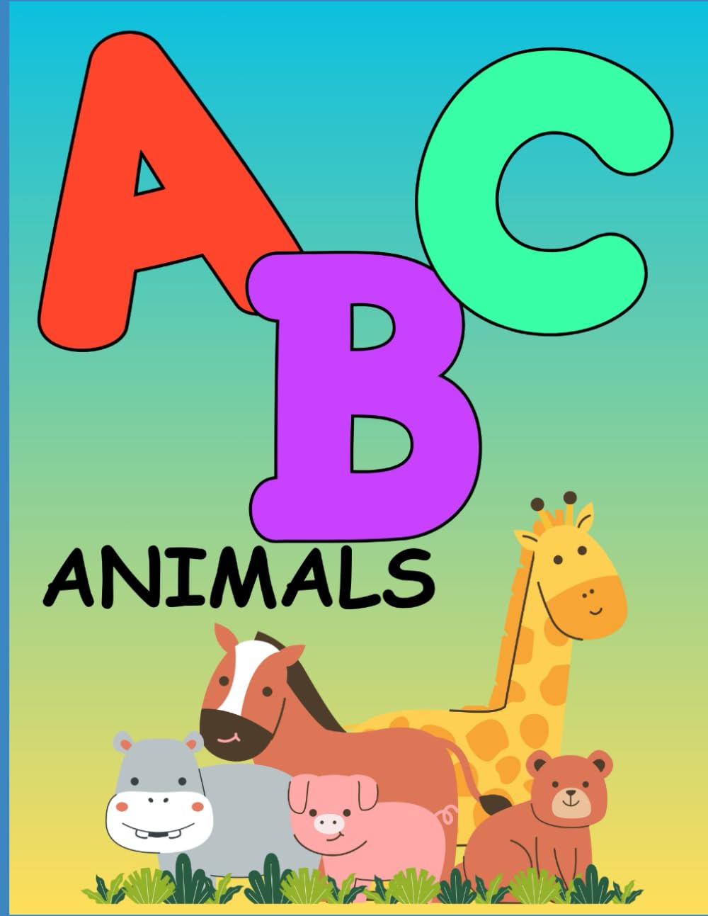 ABC Animals Coloring Book: Alphabet Animal Coloring Pages (Coloring Books for Kids)
