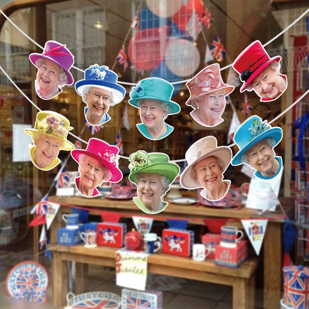 Jubilee Decorations 2022 Queen Jubilee Bunting Decorations Platinum