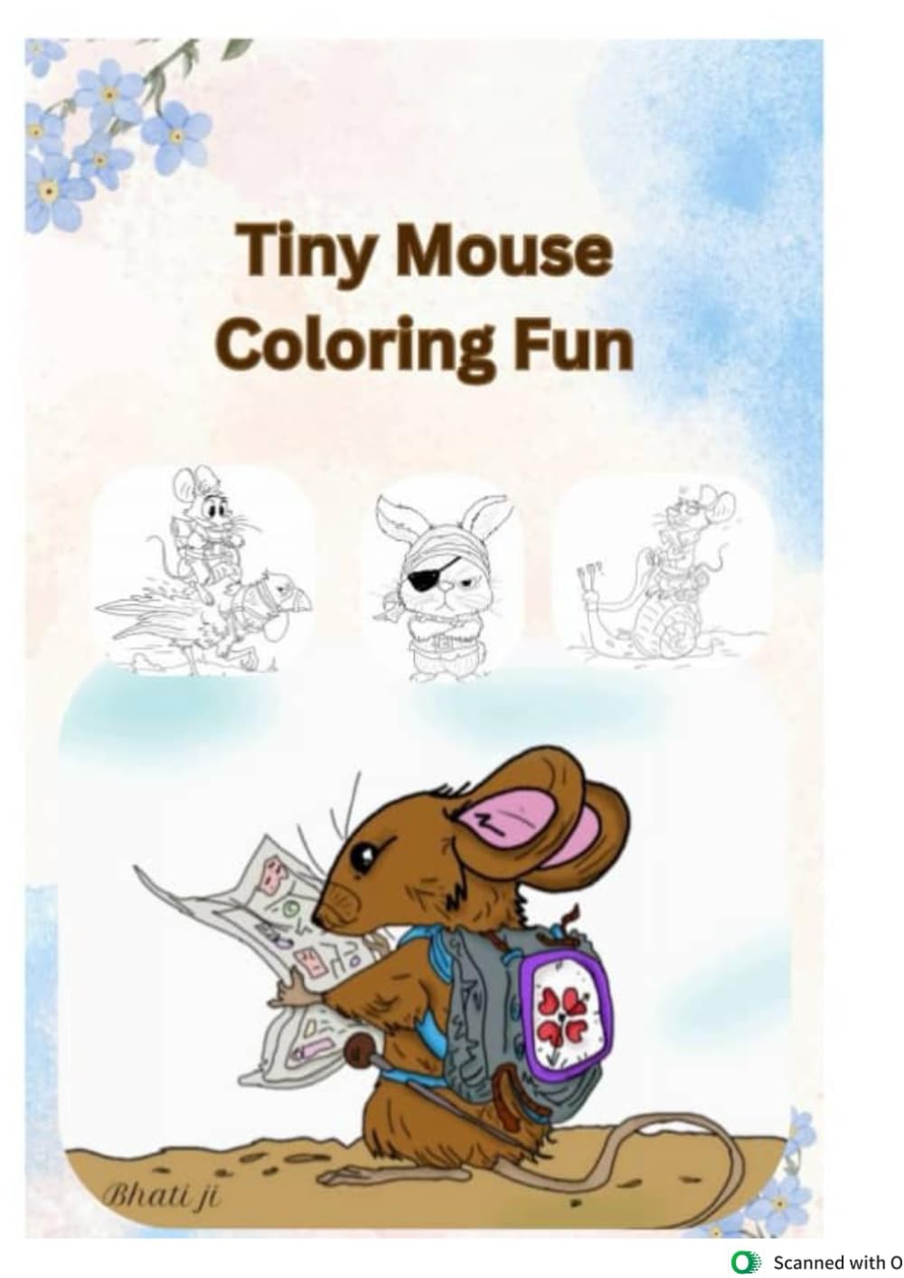 Tiny Mouse coloring Fun: Coloring book for kids