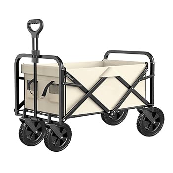 新品・未使用！！折りたたみアウトドアワゴン 黒 楽天市場】【送料無料】折り畳み式アウトドアキャリーワゴン 超