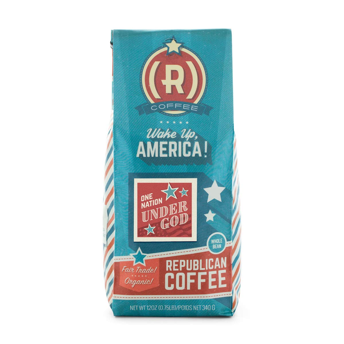 One Nation Under God Roast | Republican Coffee| Fair Trade | Ground Coffee | 12oz