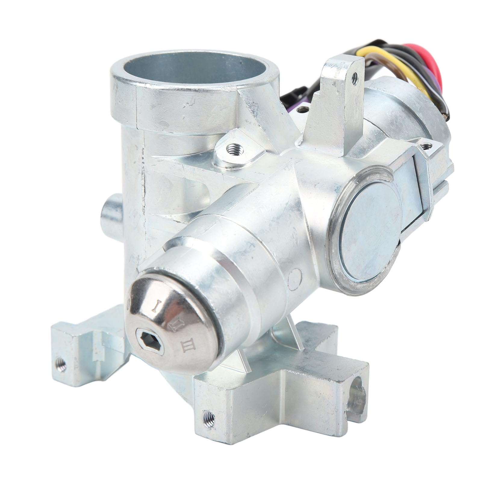 Alloggiamento Blocco Accensione Sterzo 1053774 Interruttore di Accensione con 2 Chiavi per TRANSIT MK3 MK4 MK5