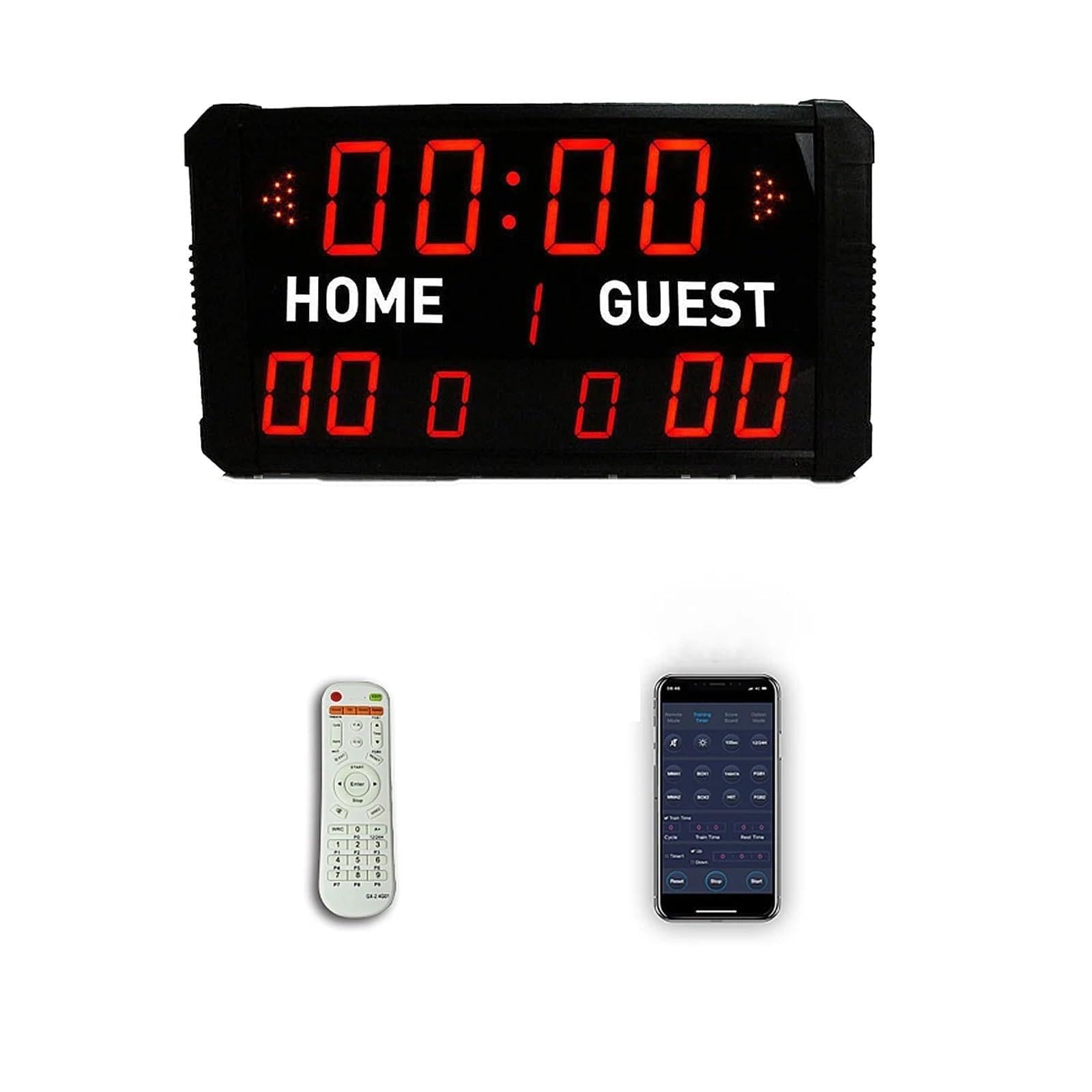 JVDDI Digital Scoreboard for Sports Game, Outdoor Use, (Suit B)