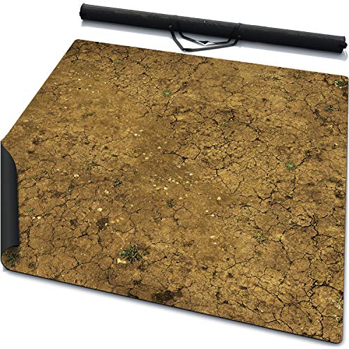 3 x 3 feet Double-Sided Rubber Battle Mat: Erdhexe + Hagland