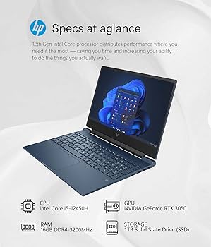「美品」Victus by 15 i5-12450H 16GB RTX 3050 Amazon.com: 2022 HP Victus 15.6'' 144Hz Gaming Laptop, Intel 12th