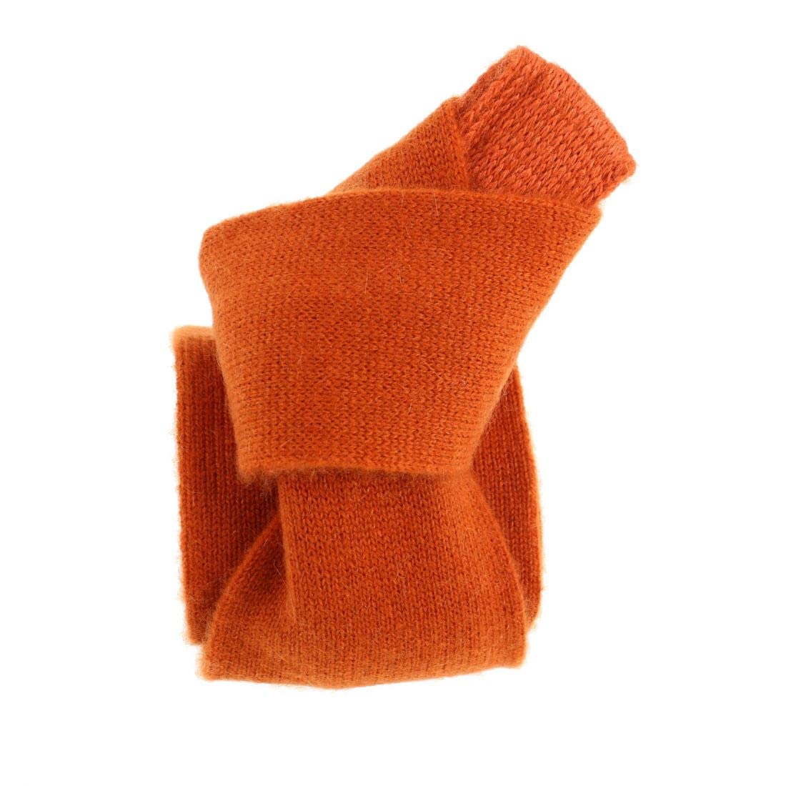 Tony & PaulALASHAN, Cashmere Tie Bitter Orange Plain Made in Italy, Orange, Oui