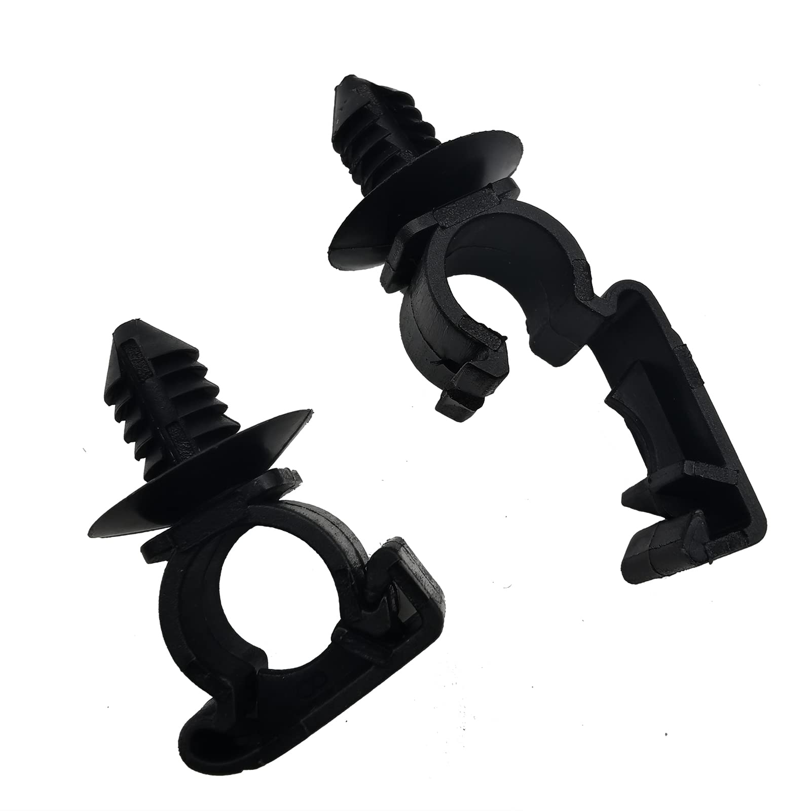 Nylon Plastic Push Mount Wire Ties Cable Clips, Self-Locking Cable Managing Clamps Fasteners, Wire Management Holders with Screw Mount Wire Tying-30PCS