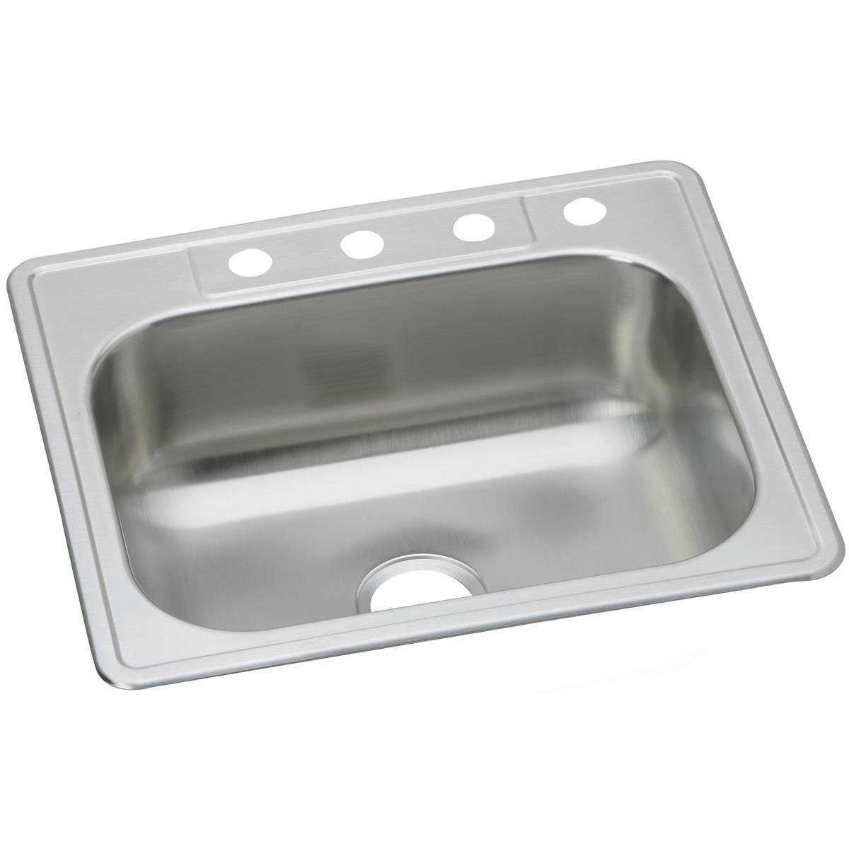 Dayton DSE125224 Single Bowl Top Mount Stainless Steel Sink