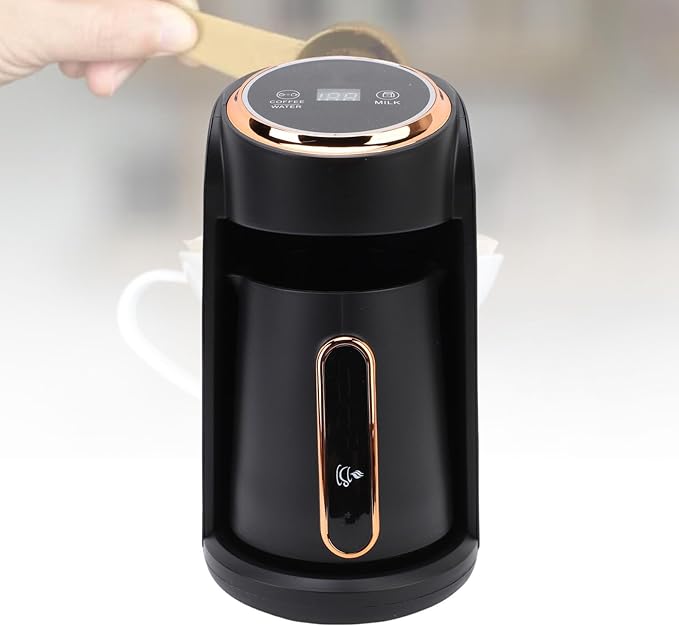 Cafetera Turca Eléctrica 4 Tazas 300 ml, 600W, Antiderrames miniatura 2
