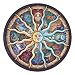 LCTS Puzzle per Adulti Rotonda 1000 Pezzo di Puzzle, Dodici Oroscopo Puzzle Challenge, Adatto A Ragazzi E Bambini